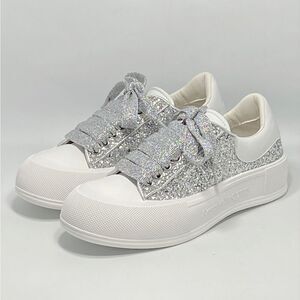 Alexander Mcqueen Glitter Sneakers size 36.5